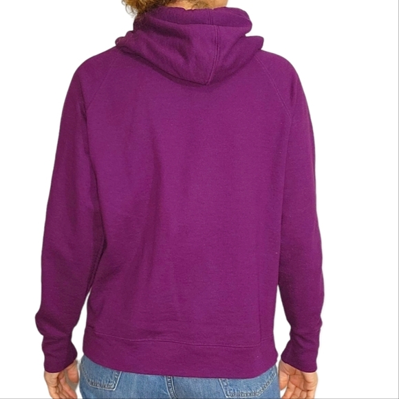Champion Full Zip Hoodie Large Purple - Picture 4 of 6